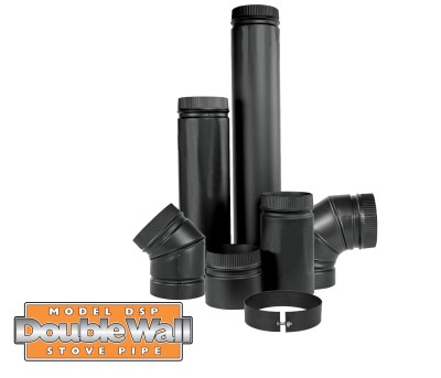 8 Diameter DuraVent DVL Double-Wall Stove Pipe Components