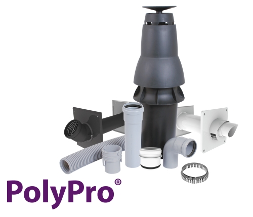 High-Efficiency Appliance Venting - PolyPro Brand Image