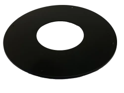 Trim Plate Round Black